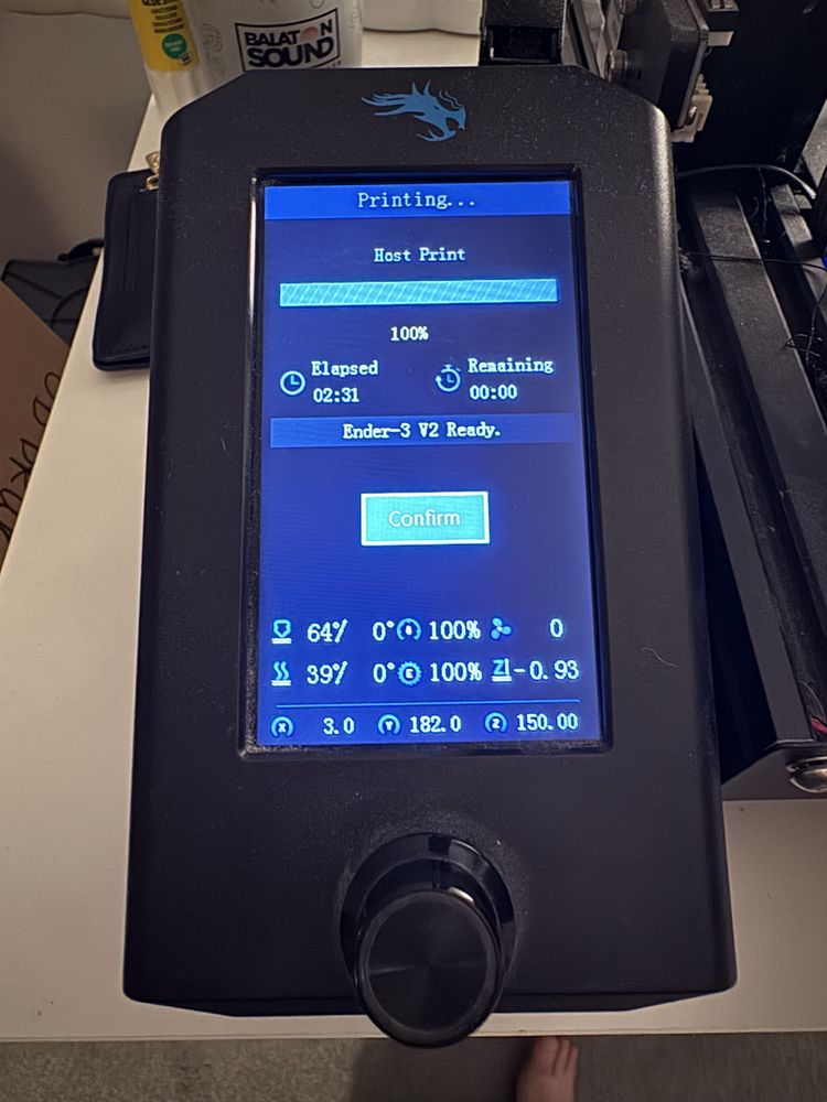 Ender 3 V2 – mod noctua, cichy, MicroSwiss, OctoPrint, CR Touch