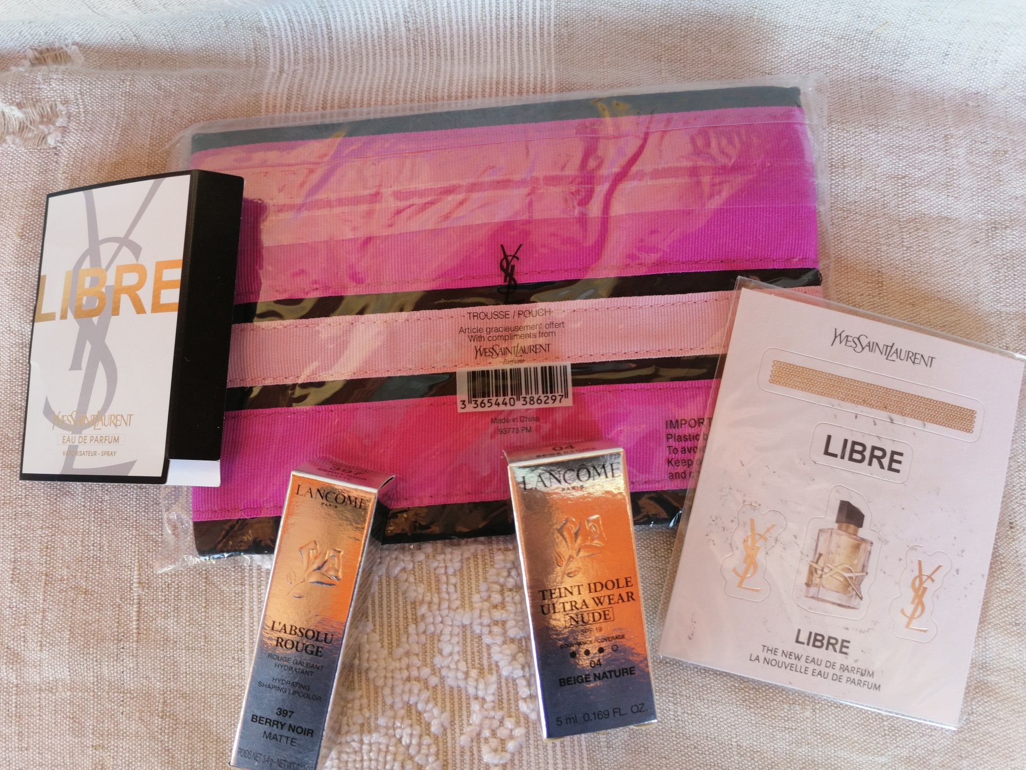 Conjunto ysl e lancome