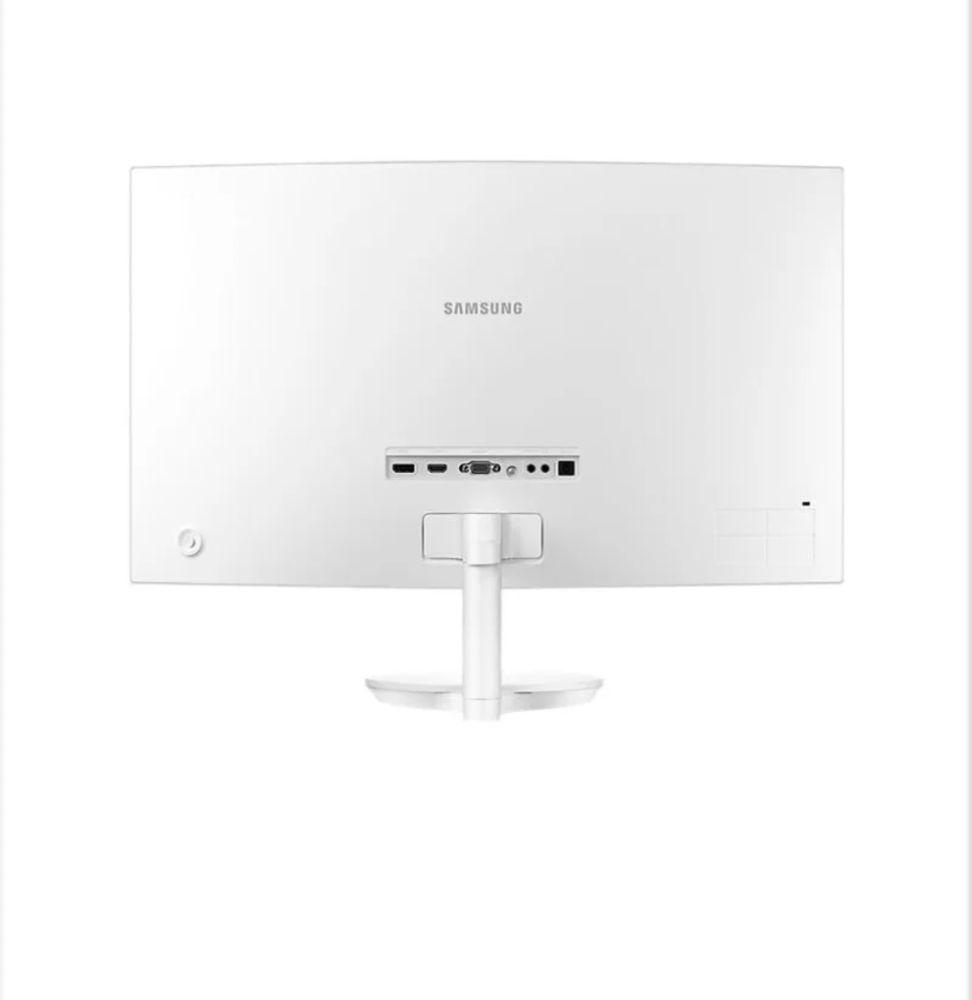 Monitor Samsung 27” biały połysk pc komputer gry dom