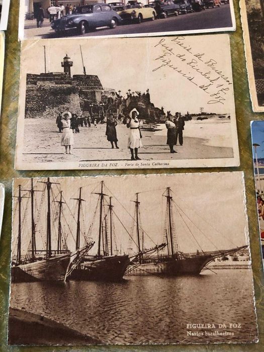 Postais antigos da Figueira da foz, preço por postal, 4 euros