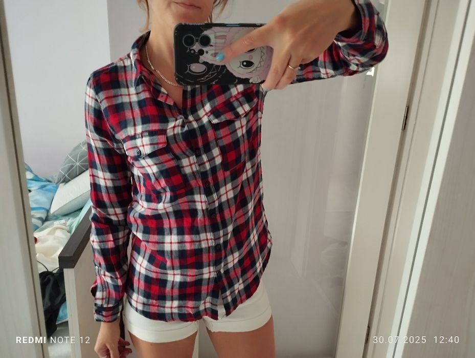 Koszula damska krata xS