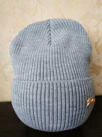 Новая Зимняя шапка, шапочка для девочки на флисе 54-56см