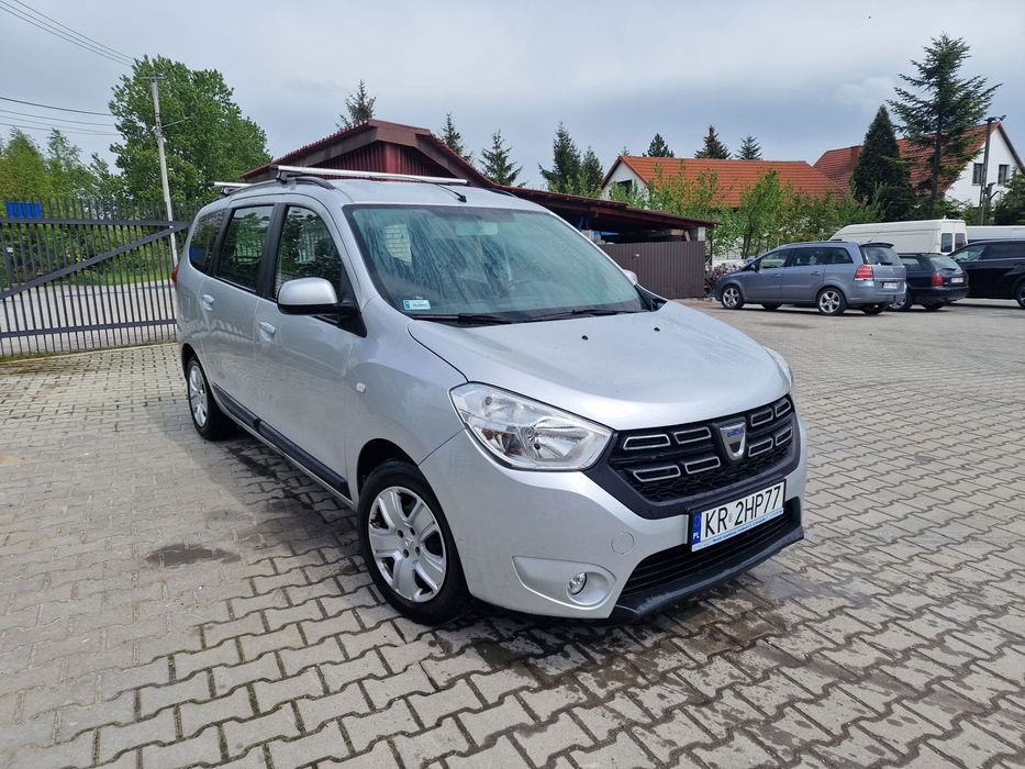 Dacia Lodgy FV, 7 osób, 1,6 PB+gaz, salon Polska, 1 właściciel