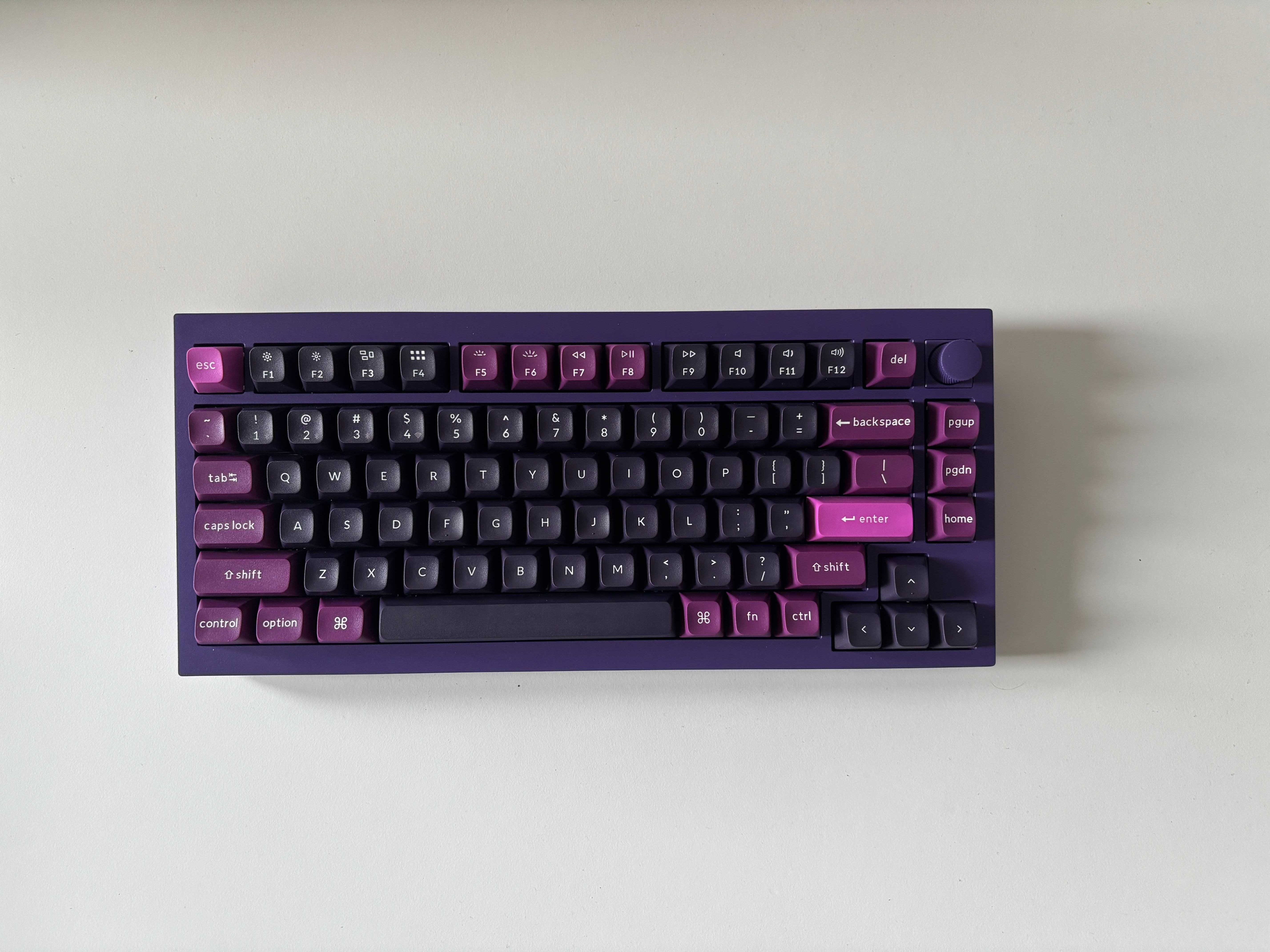 Klawiatura mechniczna Keychron Q1M-V1 MacOS Windows Podświetlana Metal