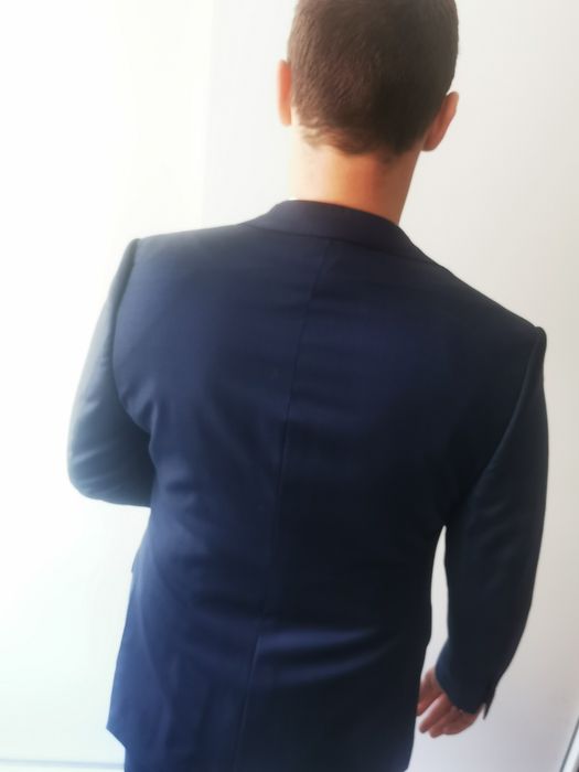 Garnitur Balthazar granatowy L