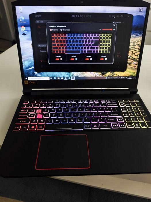 Laptop gamingowy Acer i7-10750h