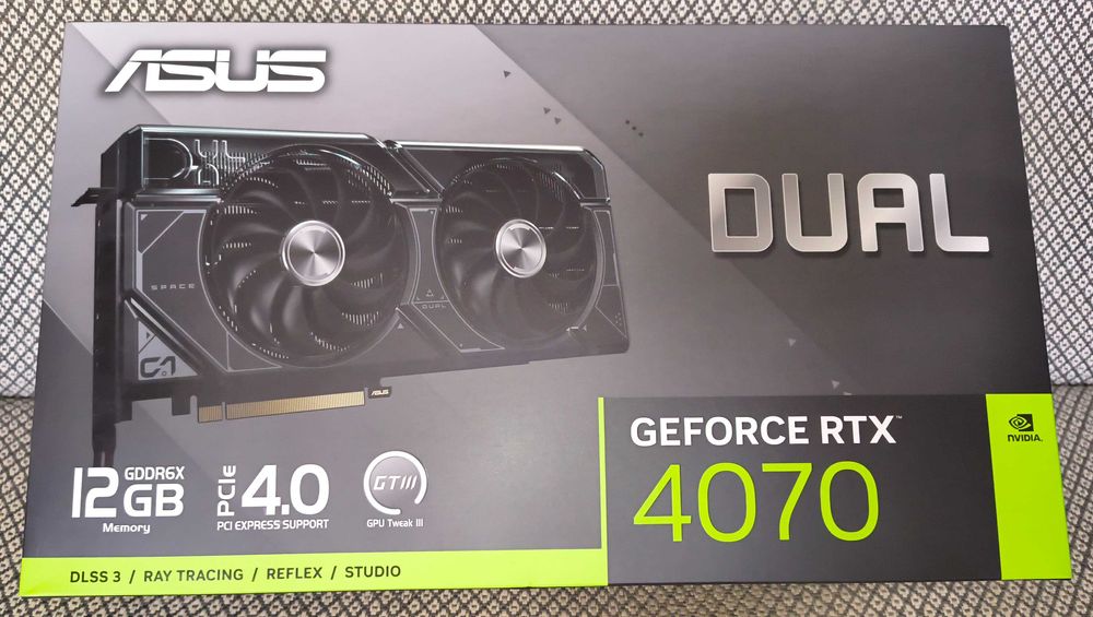 ASUS Dual RTX 4070 12GB DDR6X