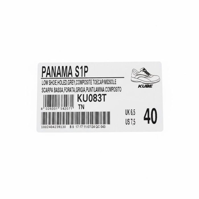 Sapatilha de Segurança Giasco PANAMA S1P – Nº 40