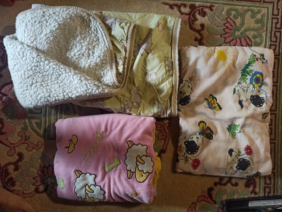 Пуховий конверт, ковдра подушка,покривальце біле,автонабір