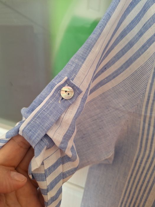 Bluzka lnianą włoska nowa z metkami roz..Uniwersalny