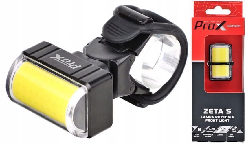 Lampka Prox Zeta S Przednia Usb 160Lm Led