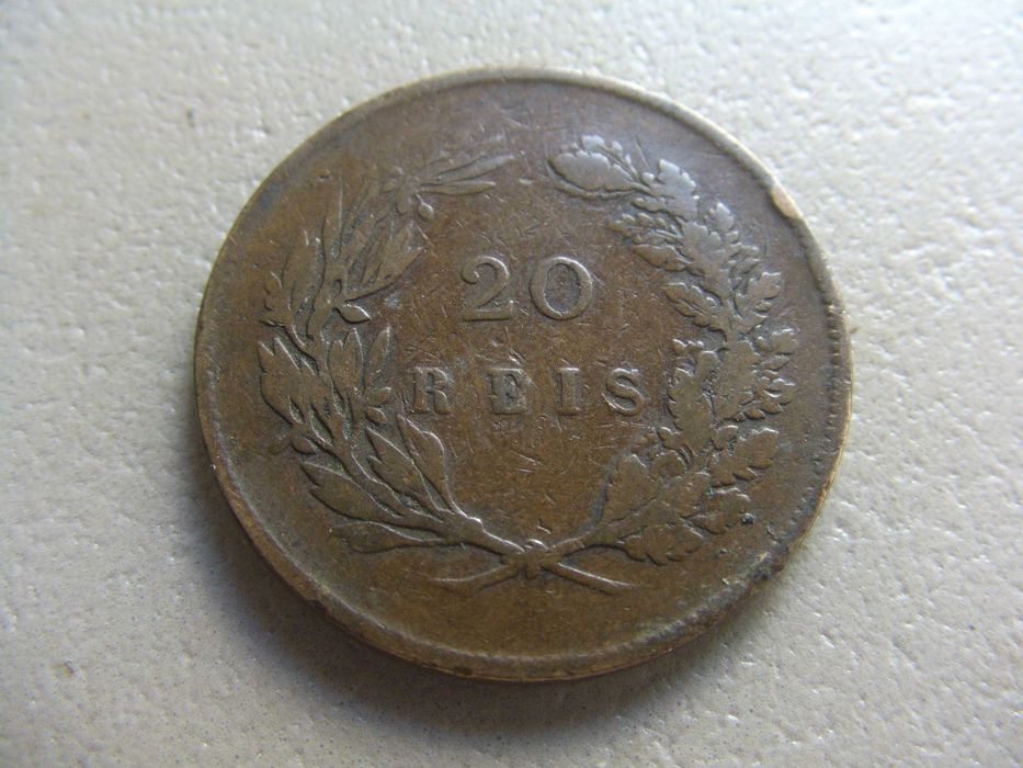 Moeda Rei Carlos I, 20 Reis 1891