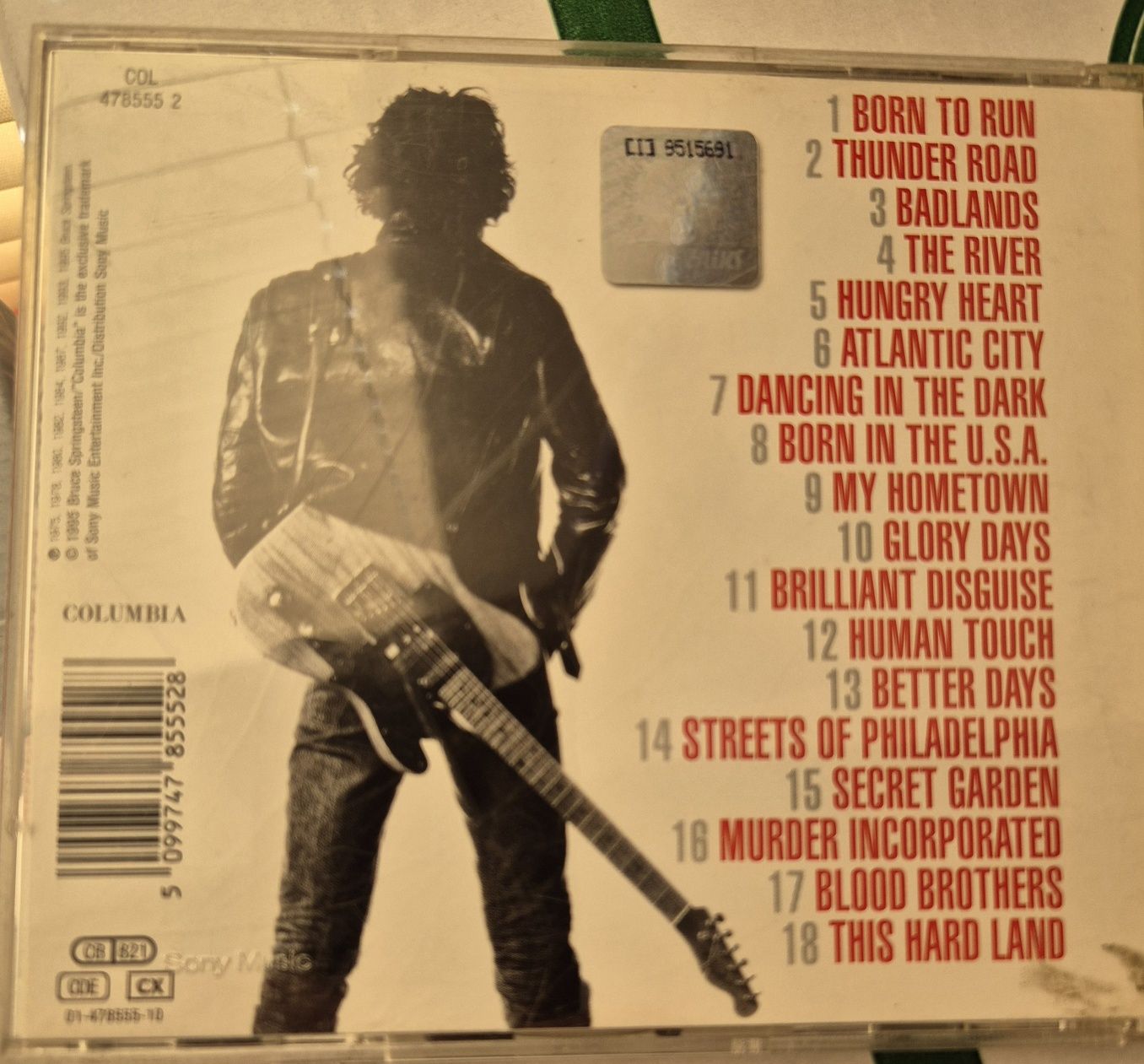 Bruce  Springsteen "greatest hits"