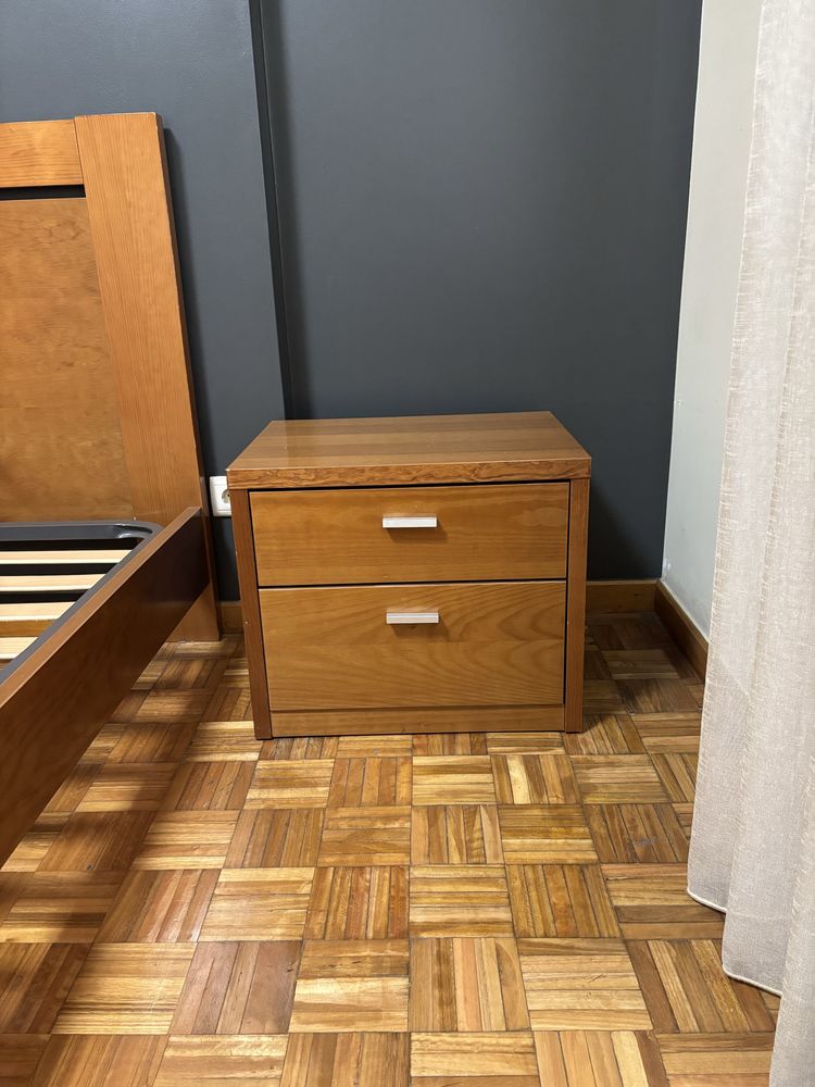 Conjunto - Cama Casal com Mesinhas