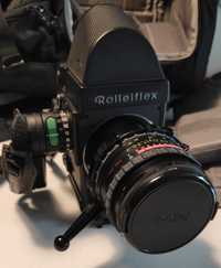 Rolleiflex 6008 Integral body & action grip Bright focusing screen