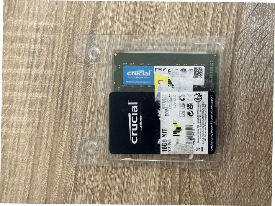 Оперативна пам'ять Crucial 16GB (2x8GB) DDR4-2400 CL17 SODIMM Kit