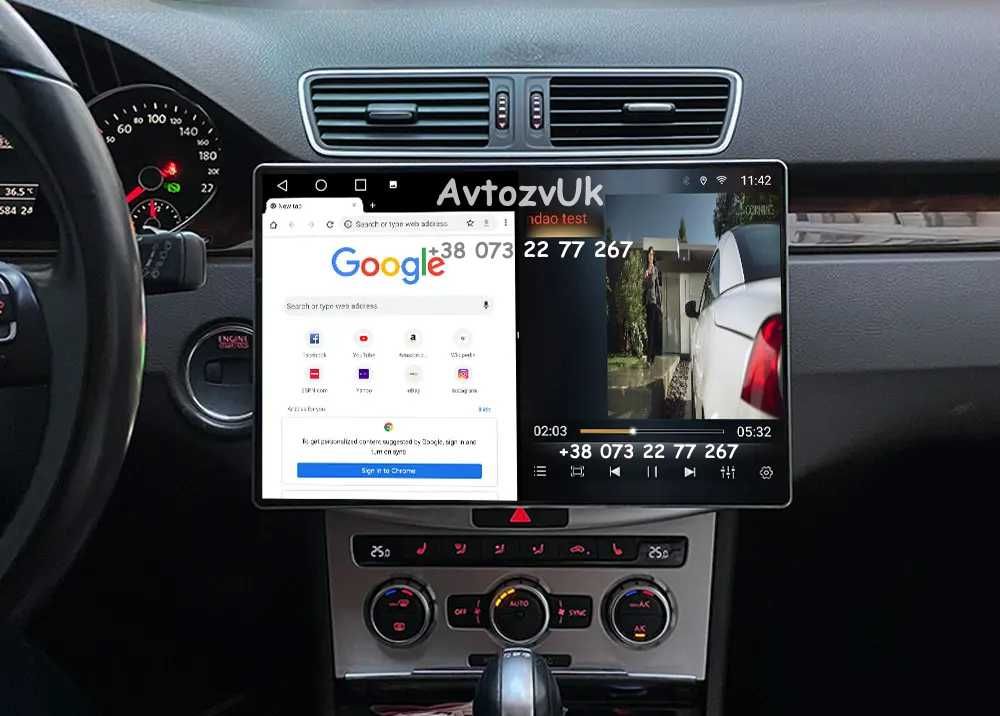 Android 13 PASSAT Volkswagen VW CC B6 B7 2 дин Пасат CarPlay Магнитола