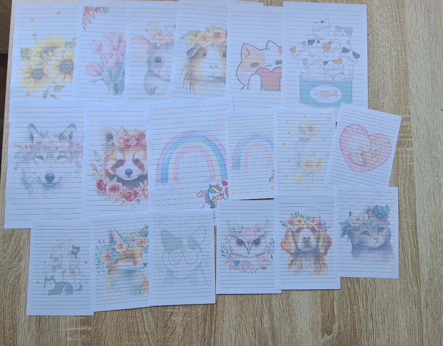 Karteczki notesowe do segregatora