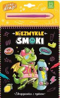 Zdrapywanka Notes Z Rysikiem "Niezwyłe Smoki"