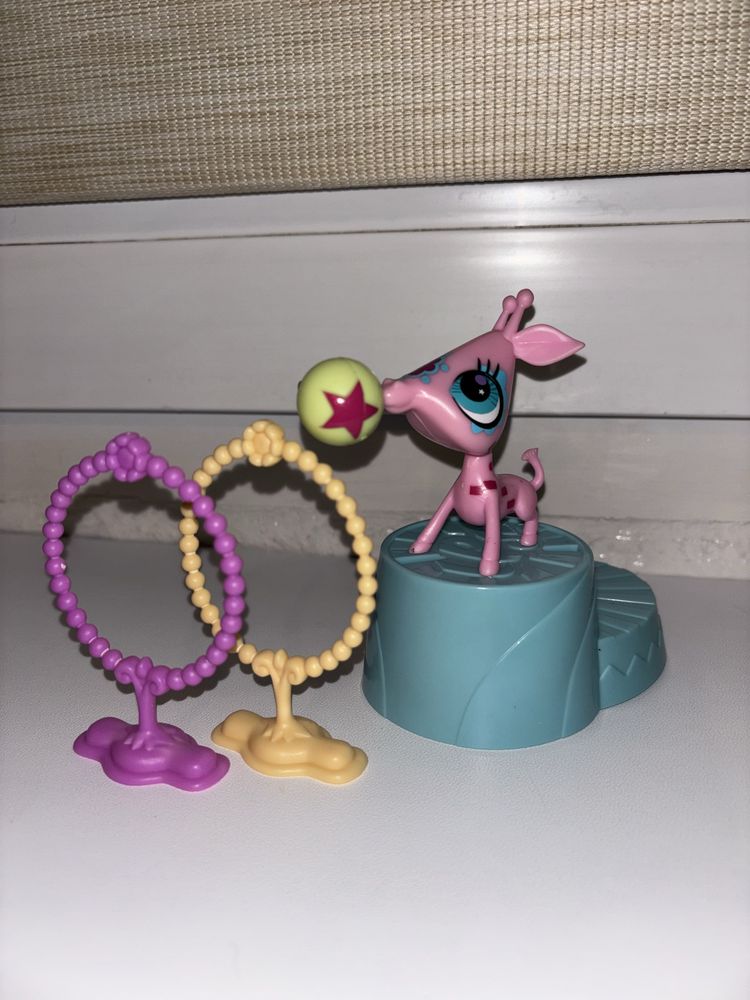 LITTLEST PET SHOP cyrk kameleon panda flaming żyrafa angora limuzyna