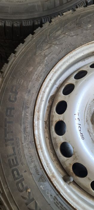 Шини зима nokian 215×65r16c Диски volkswagen t5 5/120 (#6)