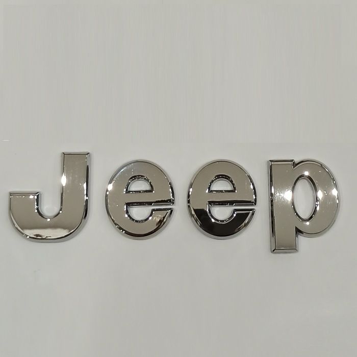 Эмблема на капот JEEP - МЕТАЛЛ! логотип надпись шильдик черный матовый
