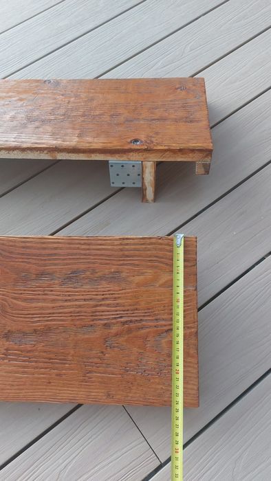 Blaty, półki drewniane lakierowane