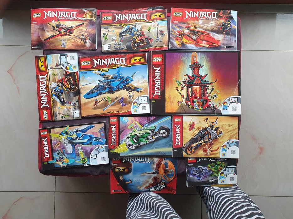 Instrikcje Lego Technics, City, Ninjago i inne