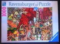 Puzzle Ravensburger C. Thompson Hidden World 1000 elementów (1 brak)