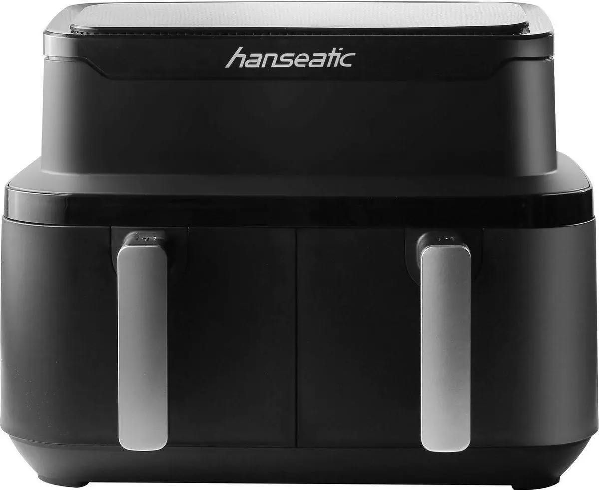 Аерофритюрниця фритюрниця HANSEATIC 2в1 з XXL 9 л, сушіння, два лотки