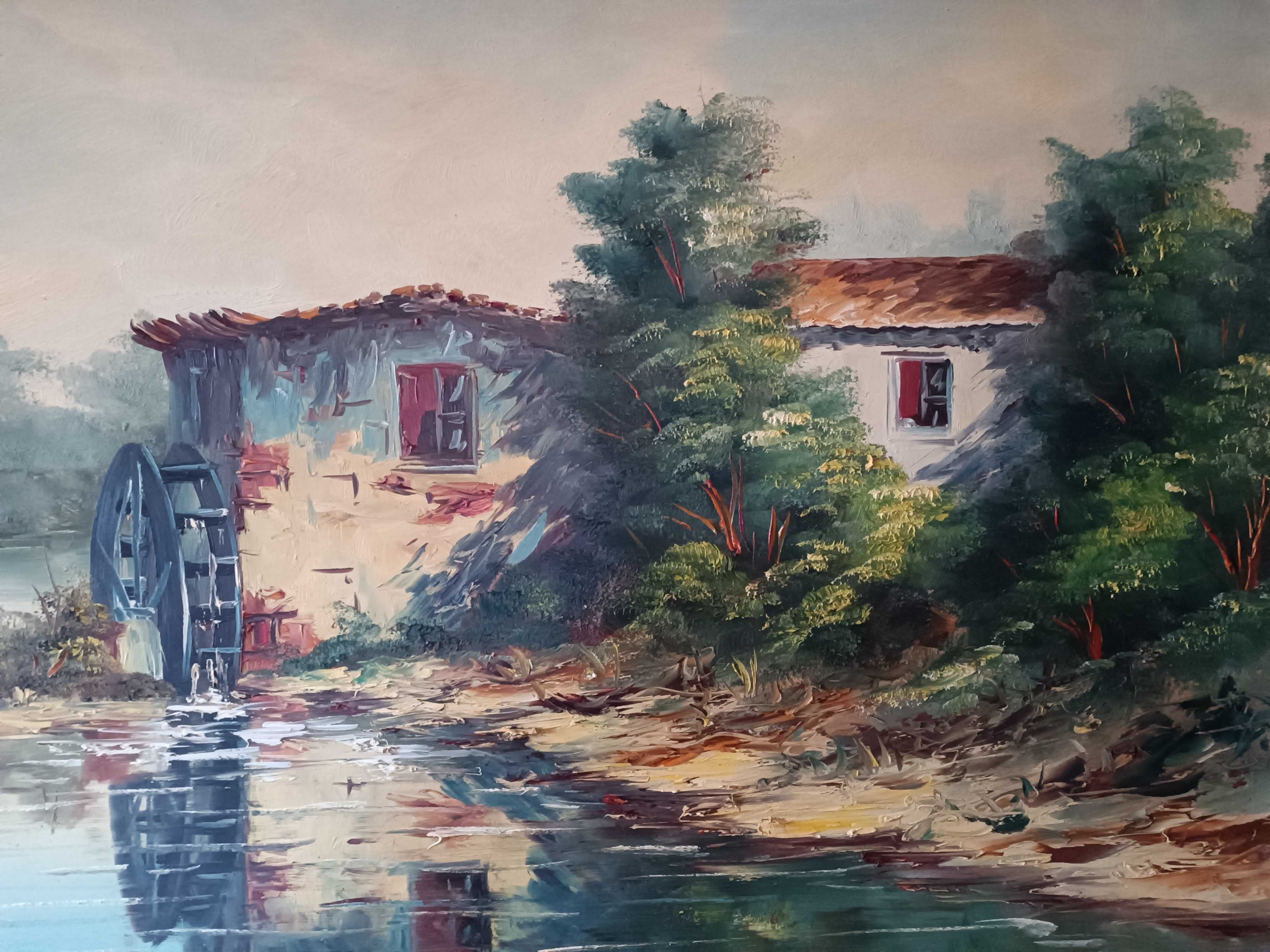 Baixa Grande Oportunidade - Pintura a óleo original de J. Sobral