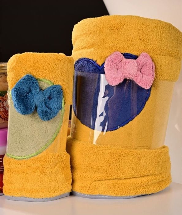 Набір рушників, жовтого кольору