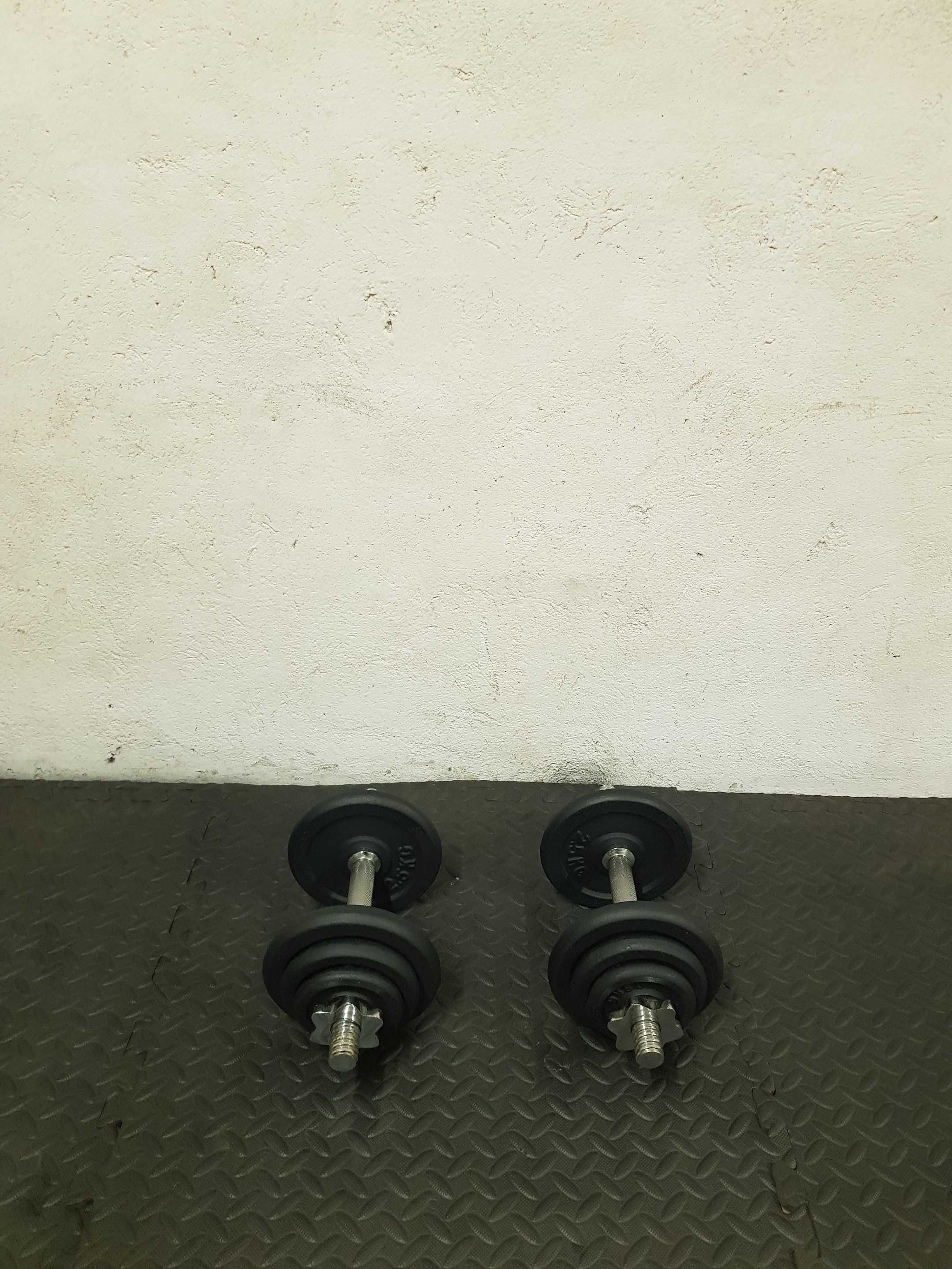 Hantle zeliwne regulowane 10kg x2