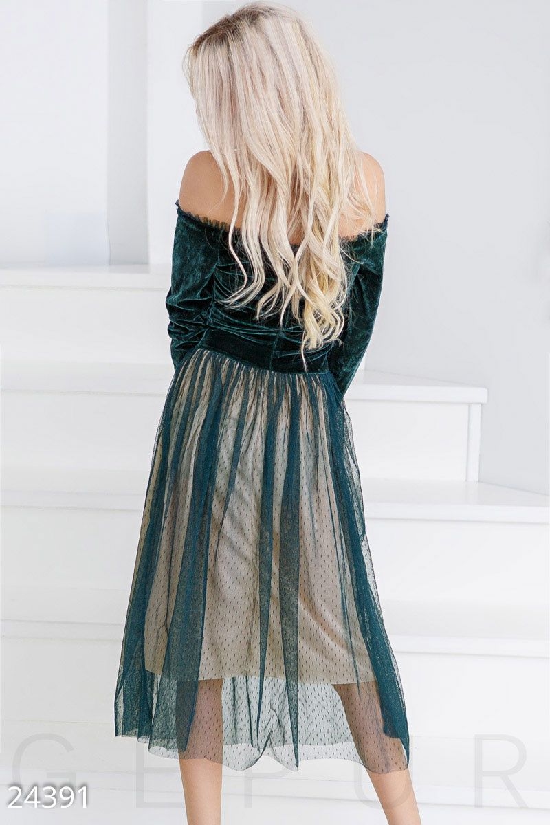 Gepur оксамитове святкове плаття сукня