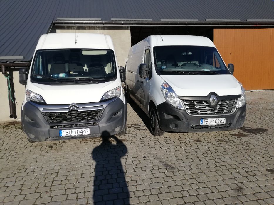 Wynajem busów dostawczych, blaszaków, Renault Master L3H2