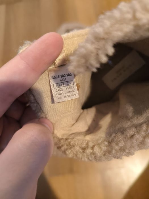 Kapcie buciki Zara 24/25