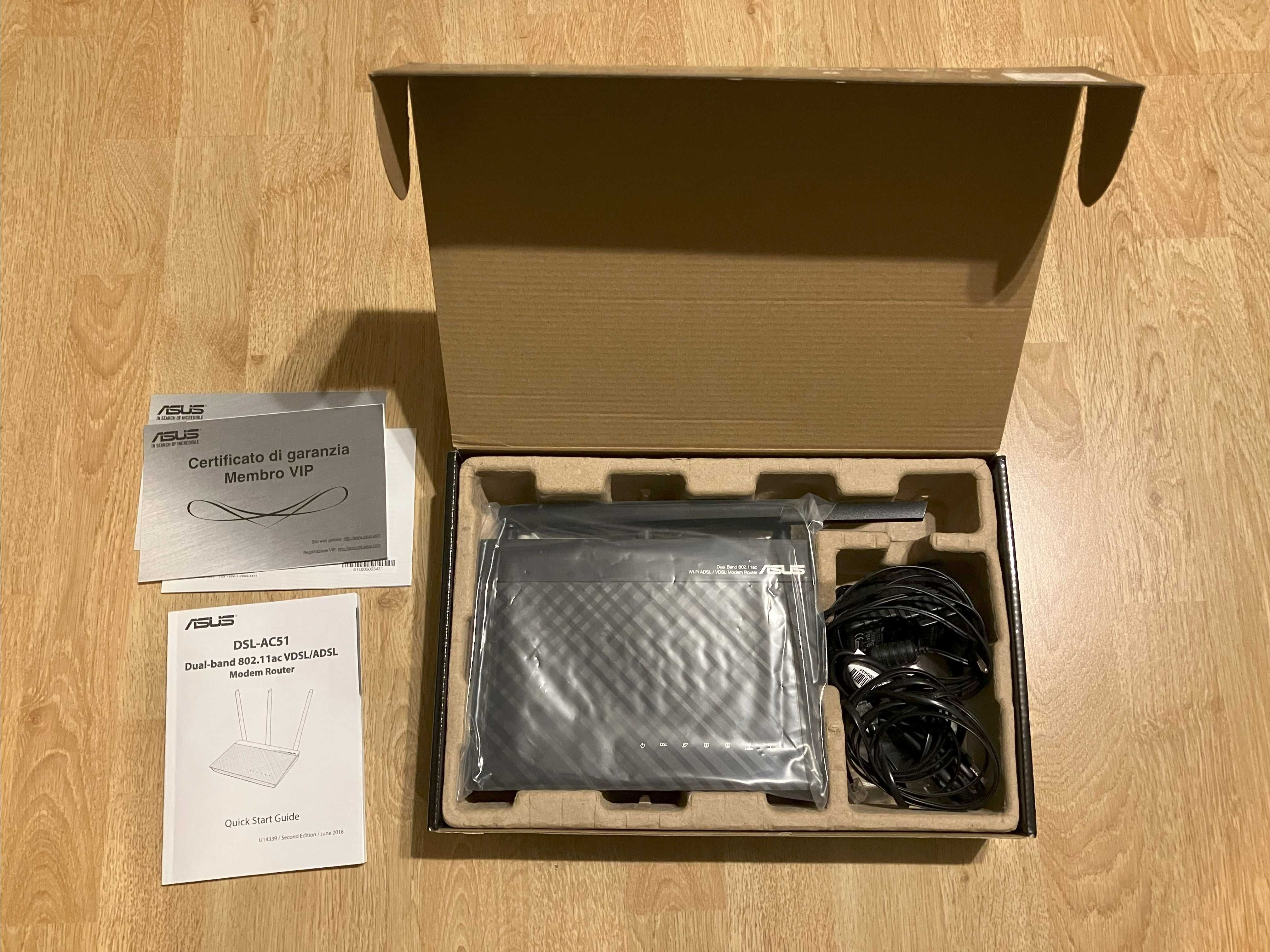 Router ASUS Wireless-AC750 DSL-AC51