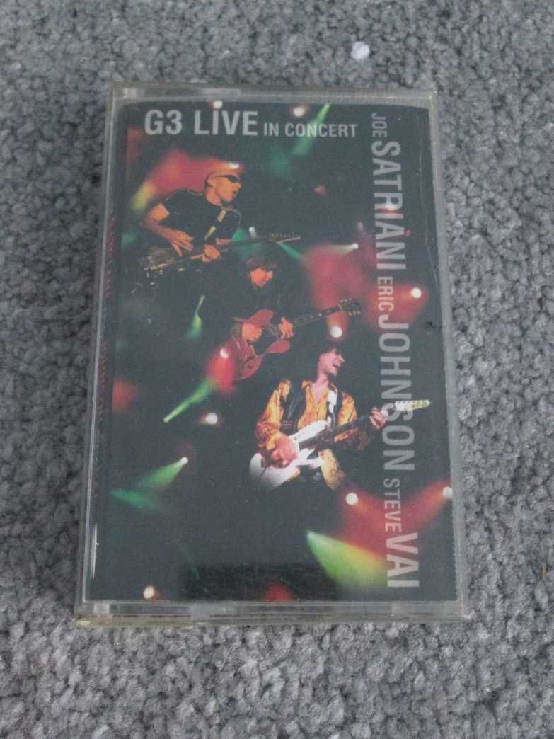 Kaseta magnetofonowa MC G3 live Joe Satriani Eric Johnson Steve Vai