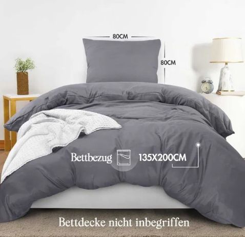 Utopia Bedding Komplet pościeli 135 x 200 cm 1 poszewka 80x80