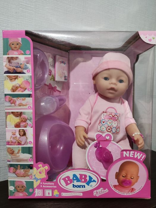 Пкпс Бебі Борн 42 см Бейбі Берн Baby born лялька кукла пупсик