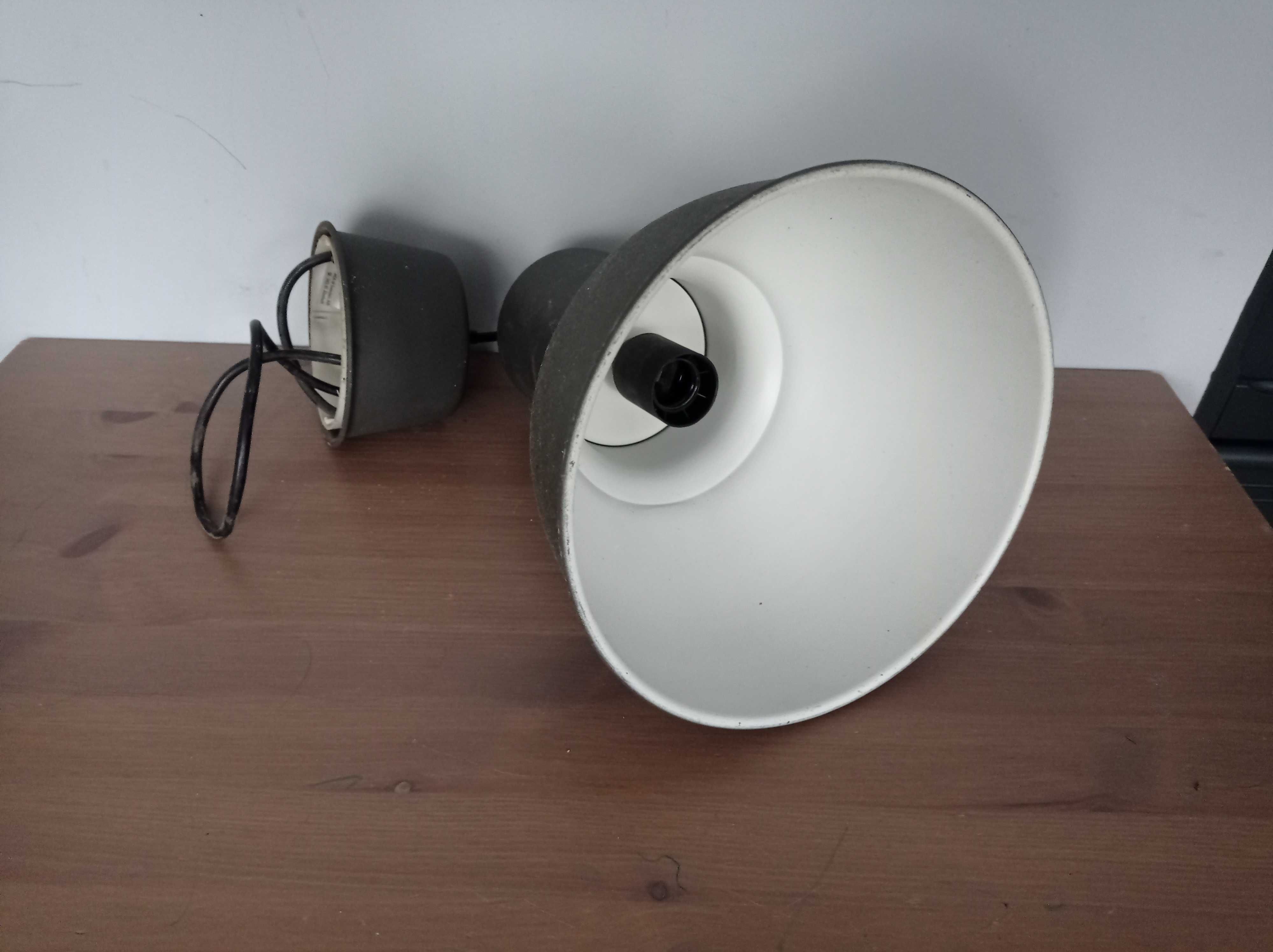 HEKTAR Ikea Lampa wisząca, ciemnoszara, 22 cm