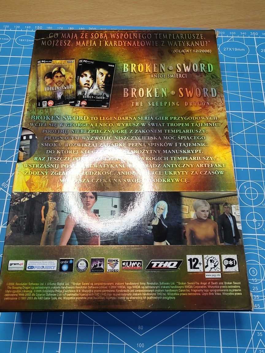 4 klasyczne przygodówki Paradise Dreamfall Broken Sword 3+4 wyd. prem.