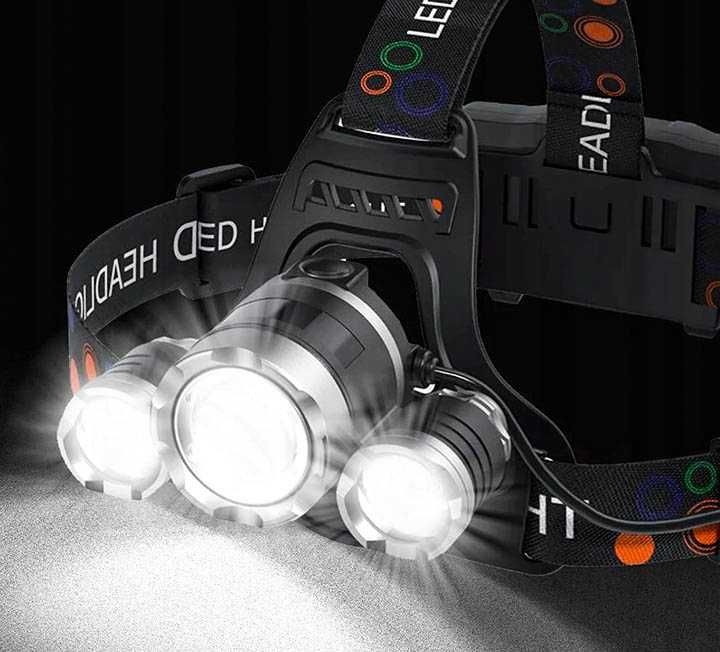 LATARKA CZOŁOWA czołówka latarka na głowę