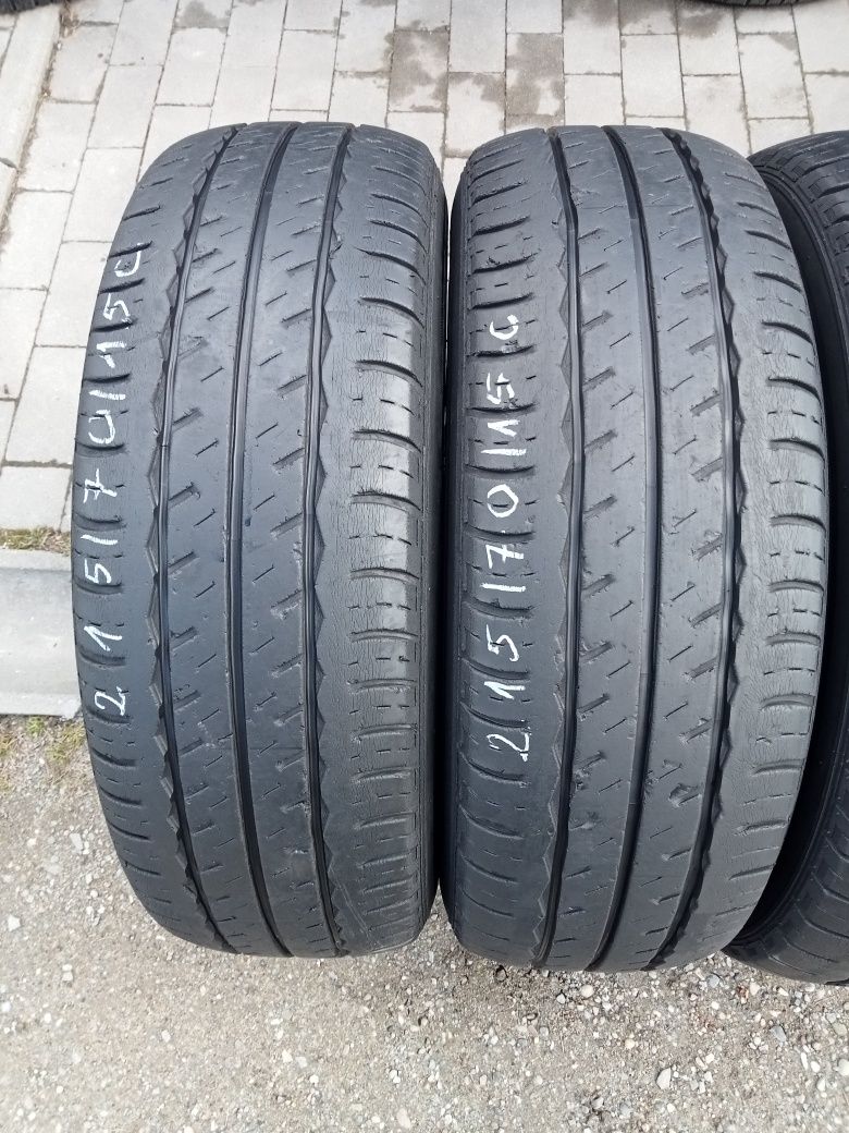 4x Opony Używane Letnie 215/70R15C Laufen