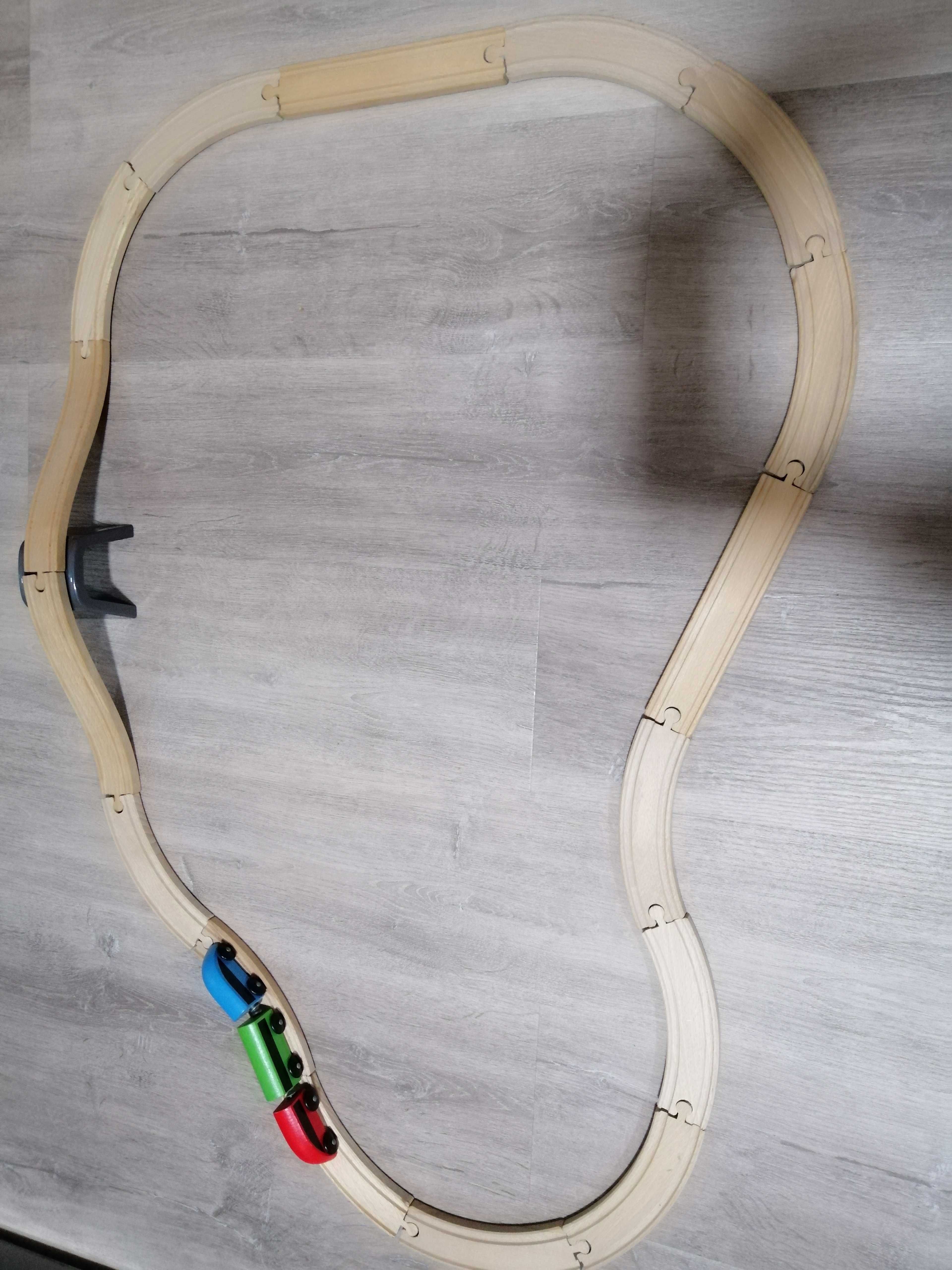 Conjunto linha férrea comboio 20 peças