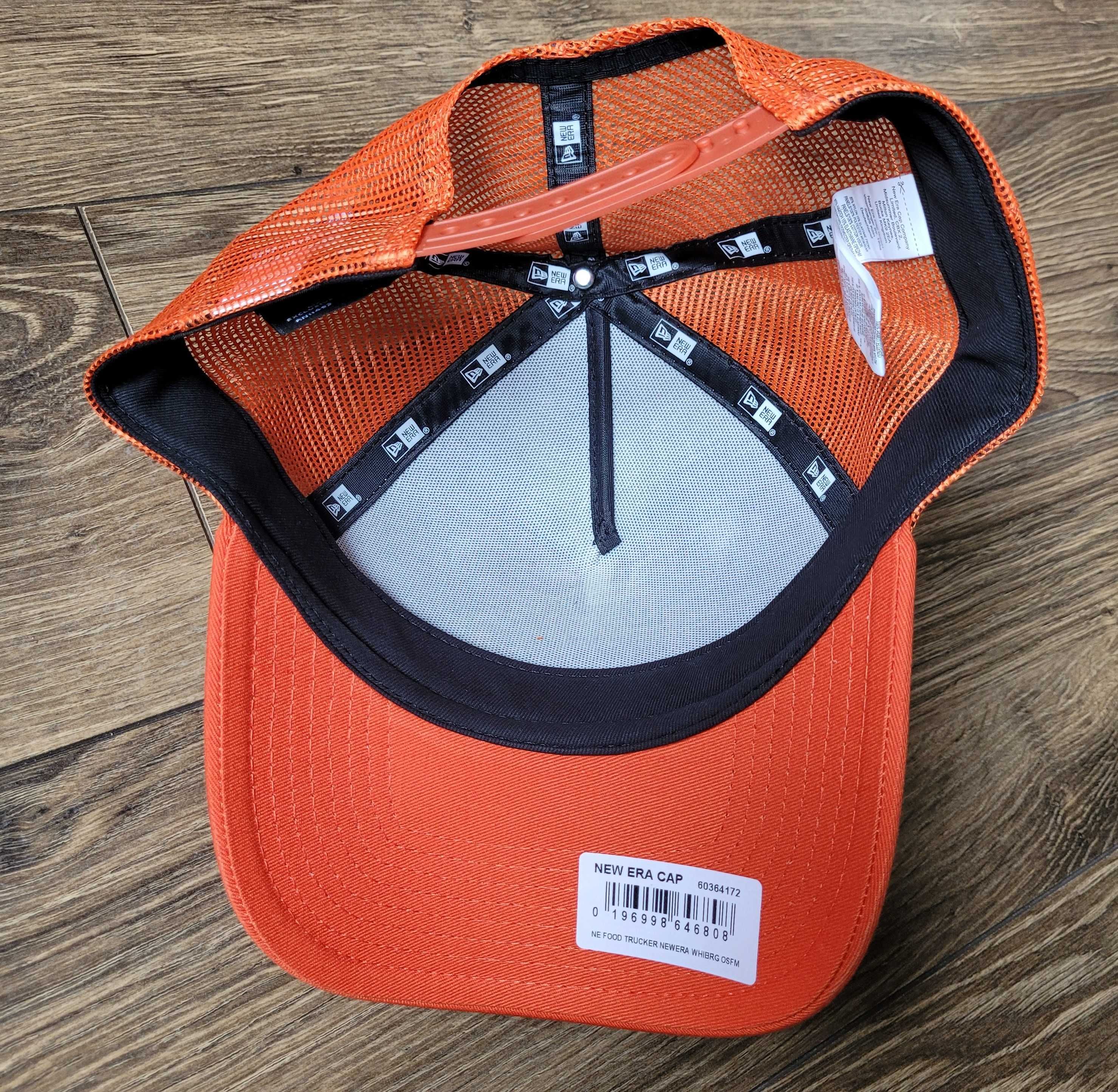 czapka z daszkiem New Era Trucker Food Hot Sauce Pizza pomarańcz NOWA