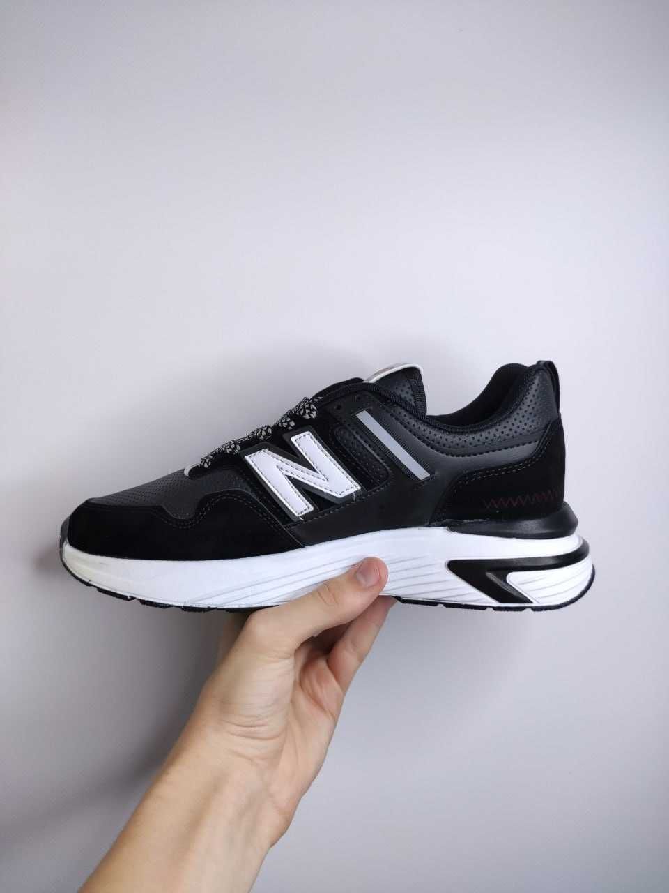 Мужские кроссовки New Balance 1974 Black-White. Размер 40-42.