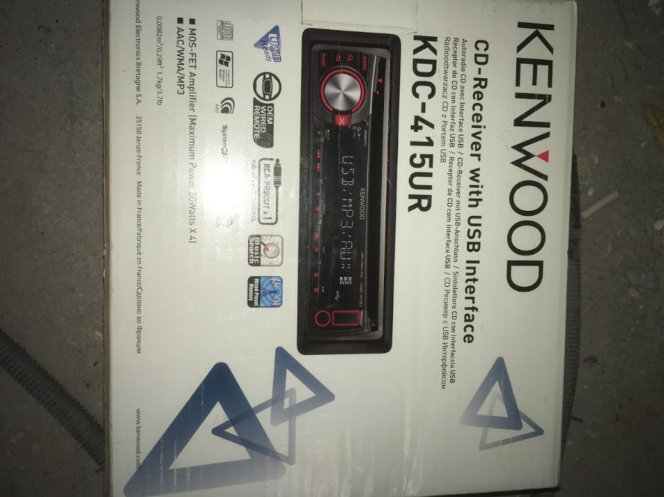 Auto Rádio kenwood kdc-515ur