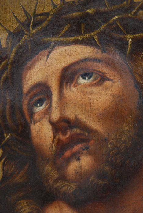 Obraz Jezusa 'Ecce Homo' wg Guido Reni XIX wiek
