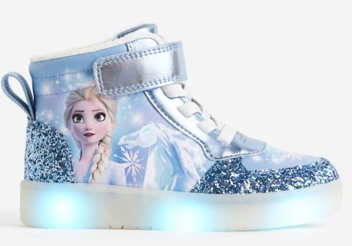 Elsa Elza Frozen Kraina Lodu Frozen ocieplane led świecące migające 25